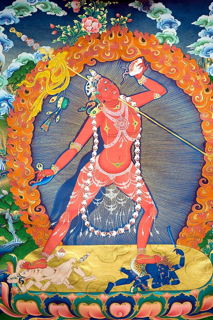 Rahula and Vajrayogini