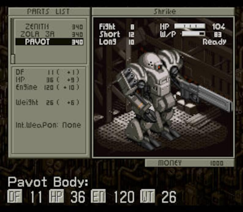Front Mission - Per Super Nintendo SNES NTSC Inglese immagine 6 Front Mission - Per Super Nintendo SNES NTSC Inglese immagine 6