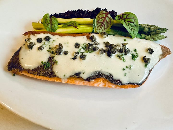 The prawns and the trout at Grand Central 79 in Miami