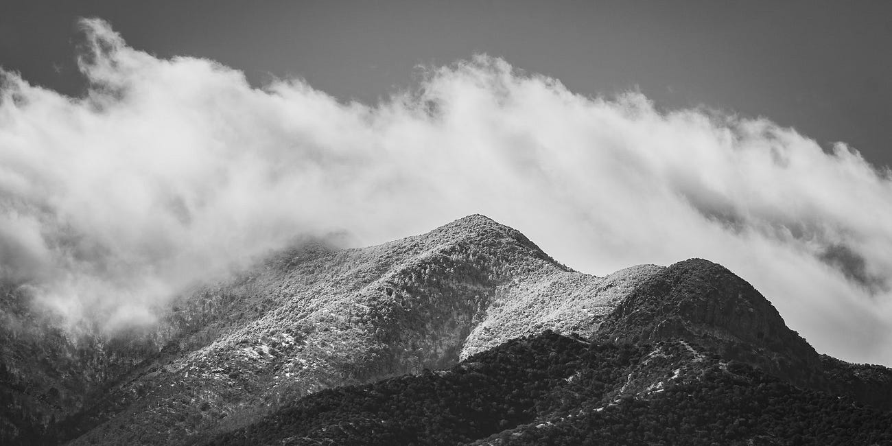 Fresh Snow on the Huachuca Mountains