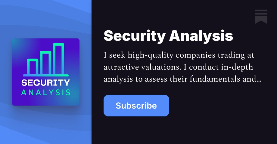 Security Analysis | Value Stock Geek | Substack