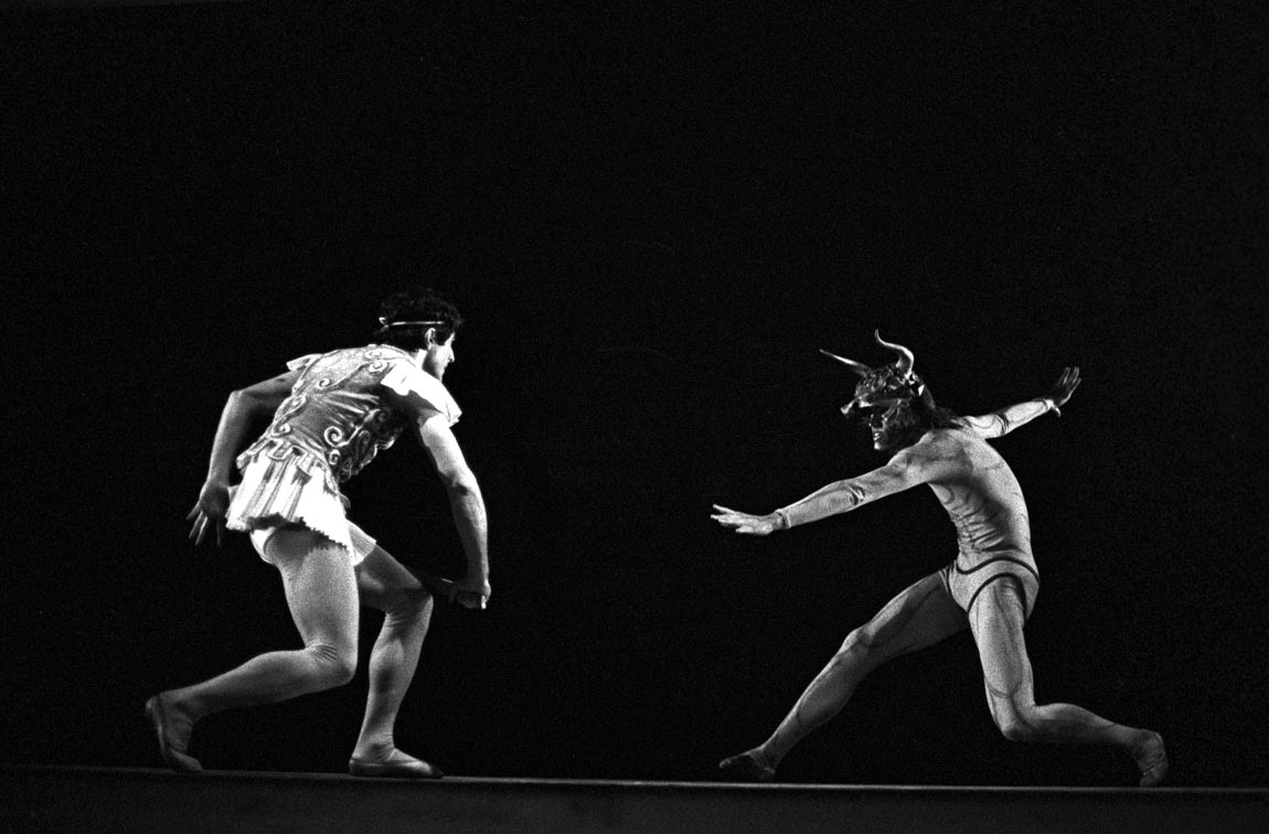 Theseus slaying the Minotaur