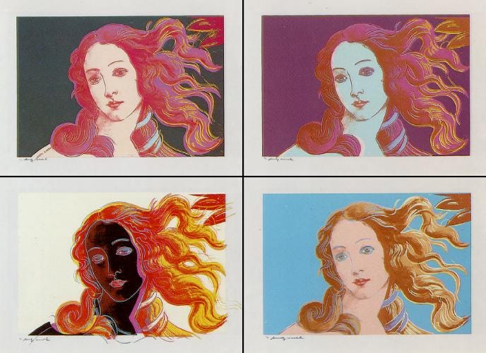 Venere Dopo Botticelli, 1966 - Andy Warhol