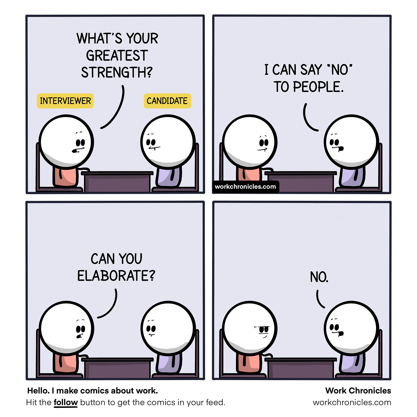 Learn to say No – Work Chronicles