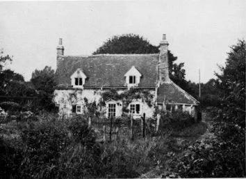 Froniga's cottage illustration was drawn from Goudge's Rose Cottage (right from 1950's).