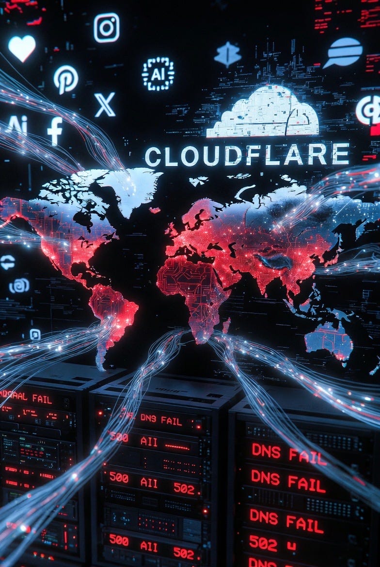 Quando o Mundo Digital Apaga: A Pane Global do Cloudflare, a Queda em ...