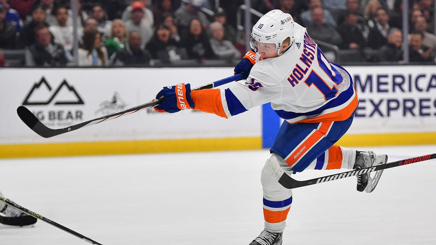 Simon Holmstrom's NY Islanders future depends on a strong finish