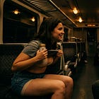 The 52-year-old stranger from the train fucked and bred me in a hotel room