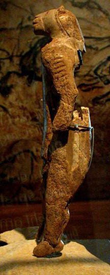 Lion Man of Hohlenstein-Stadel, an ancient mammoth-ivory figure combining human and lion features.