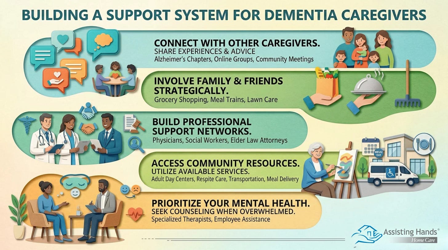 Building Your Support System as a Dementia Caregiver Building Your Support System as a Dementia Caregiver