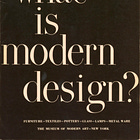 Three Pots of Inspiration: MoMA's 1950 "What is Modern Design?" as a dream gift guide, and bathtubs as couches.