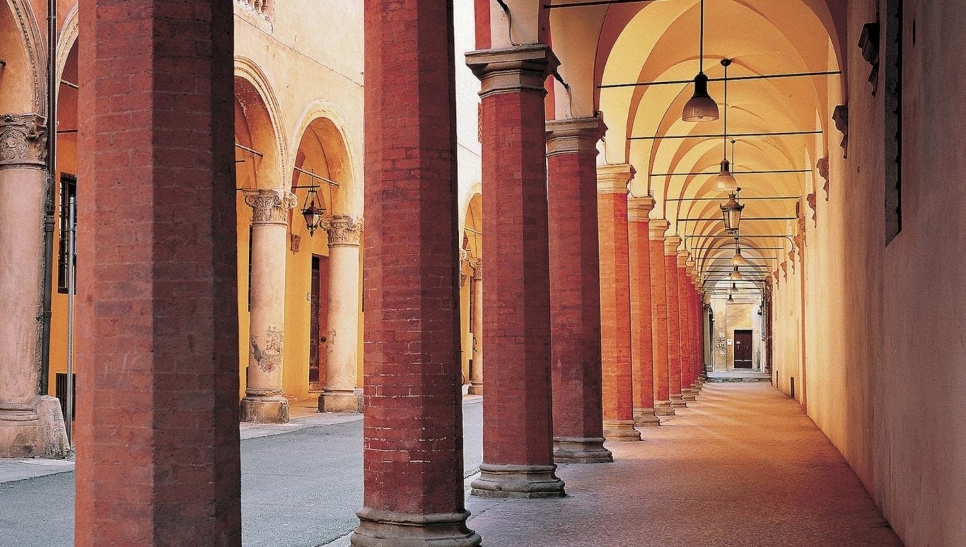 The porticoes of Bologna become a world heritage site by UNESCO