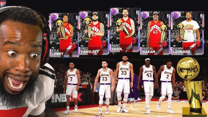 FULL OPAL 99 OVERALL NBA CHAMPIONSHIP TORONTO RAPTORS LINEUP! NBA 2k19