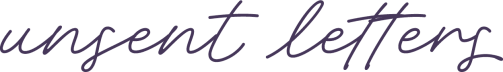 unsent letters