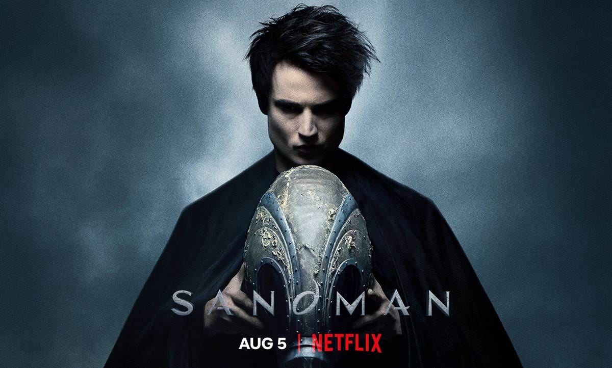 Tom Sturridge in Neil Gaiman's The Sandman, superhero fantasy netflix series