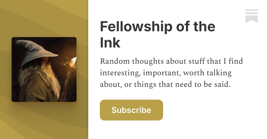 Fellowship of the Ink | Josh Riggins | Substack