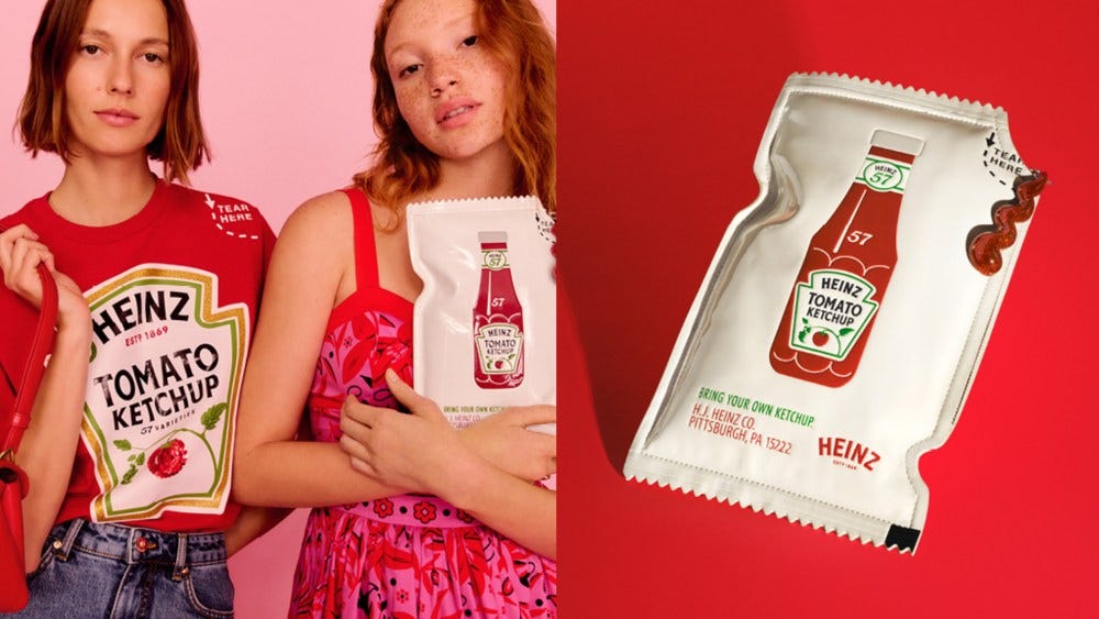 Kate Spade New York and Heinz capsule collection. Kate Spade New York and Heinz capsule collection.
