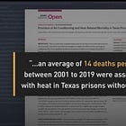 Texas Prison Luxuries: 149-Degree Sauna-Style Rooms, Only The Best $5 Bottles Of Water