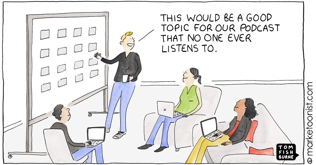 Podcasts cartoon