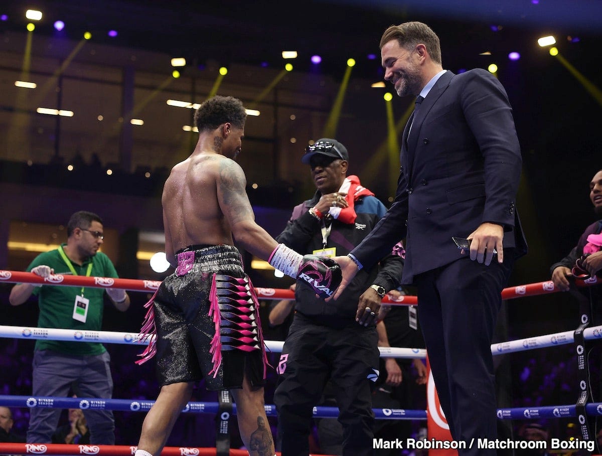 Image: Eddie Hearn to Push for Shakur Stevenson vs. Gervonta Davis After Zepeda Win on July 12th
