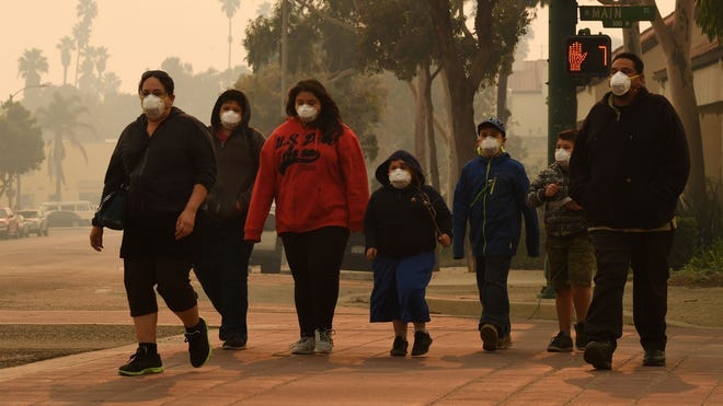 California fires: Hospital-style masks don't protect against smoke