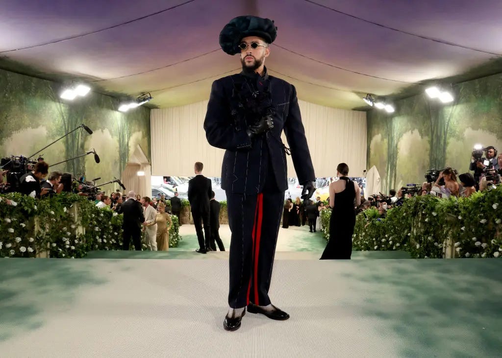 Bad Bunny at the Met Gala Bad Bunny at the Met Gala
