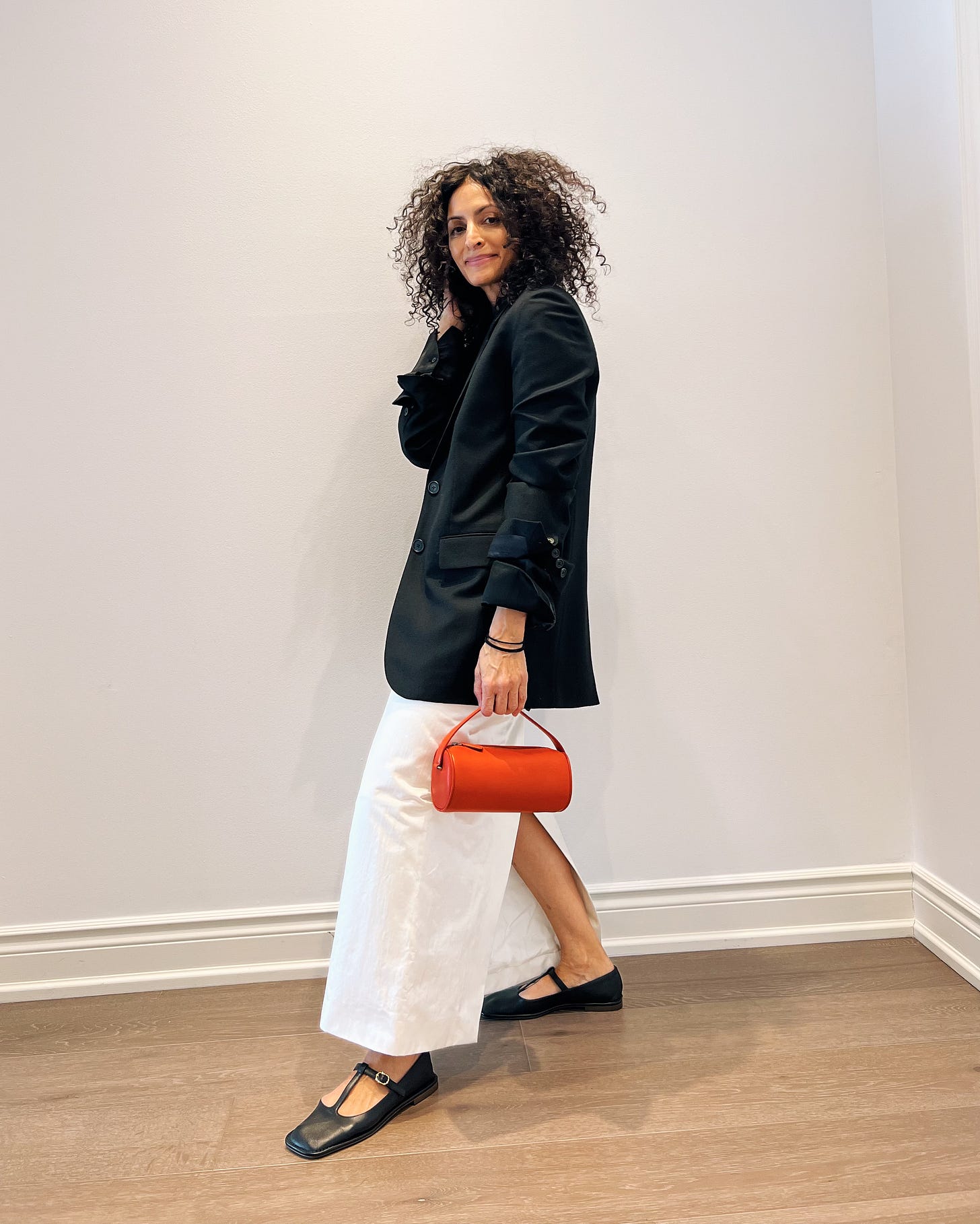 The Row Square T-Strap Flats - by Neelam Ahooja