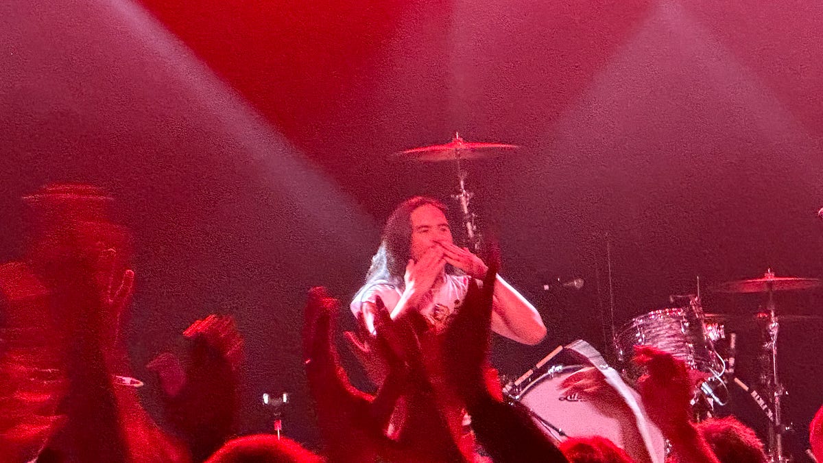 We need to talk about the drummer at Friday night’s show.