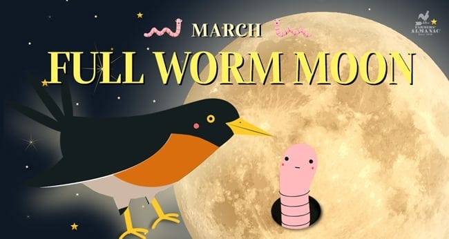 Full Moon March 2025 – Worm Moon And Alternative Names