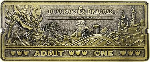 Fanattik Dungeons & Dragons: The Cartoon 40th Anniversary Rollercoaster Ticket Replica