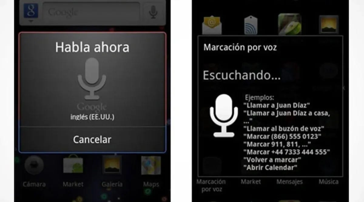 Google Voice Search en Android 4.1. Google Voice Search en Android 4.1.
