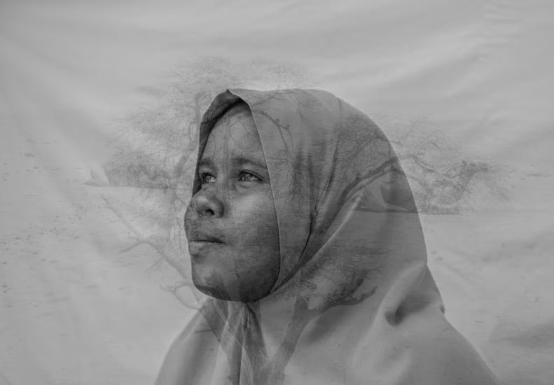 Saeda's portrait by Maheder Haileselassie Tadese