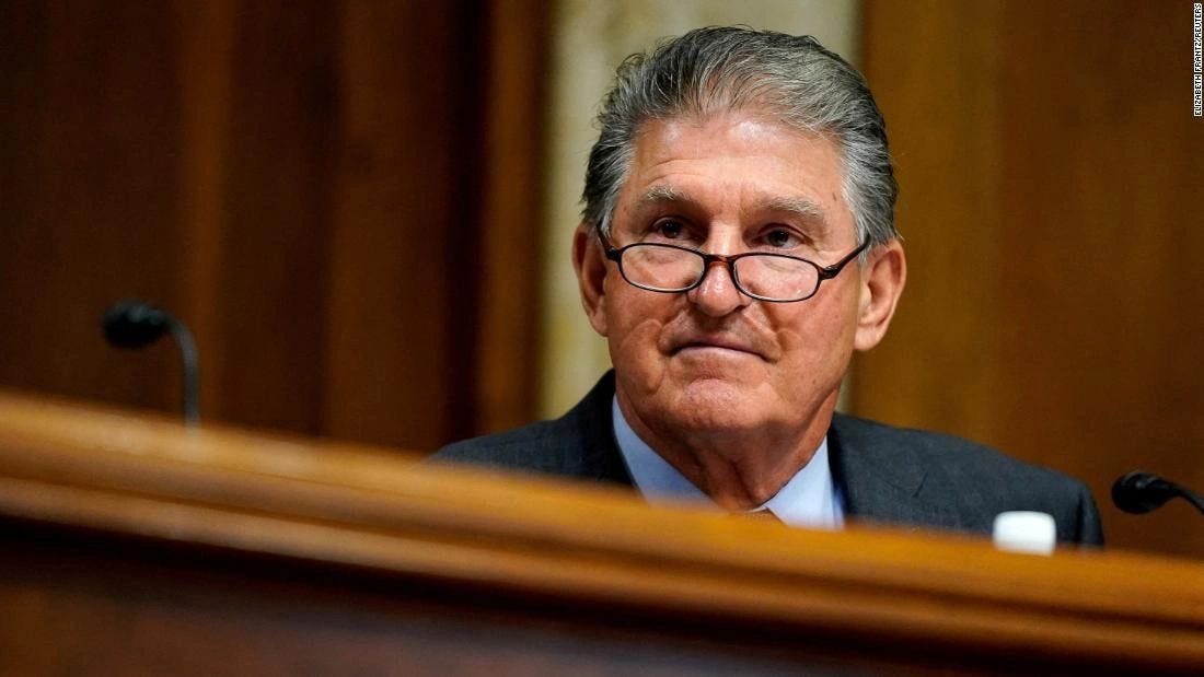 Trump Speaks On Joe Manchin