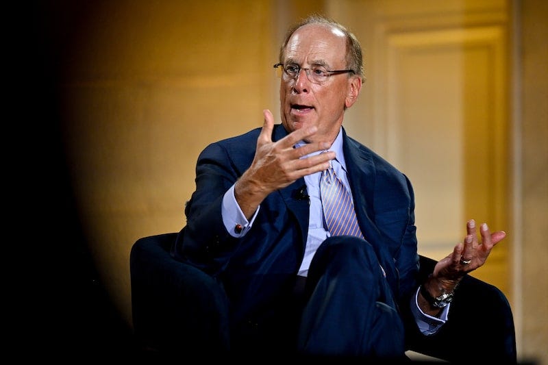 Carta de Fink revela virada estratégica da BlackRock em meio a avanço  nacionalista