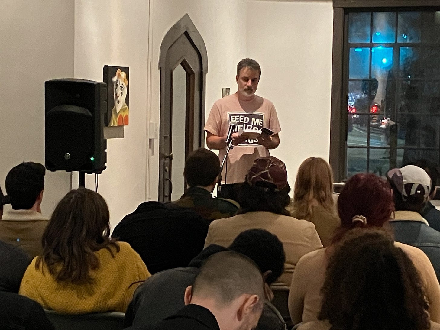 Nat Baldwin reading at Comfort Station