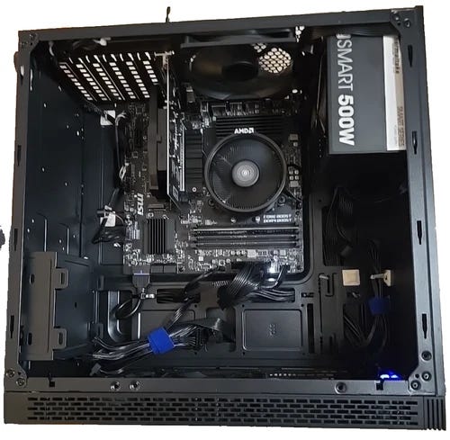 New AMD Ryzen 5 5500 PC+16GB RAM+GT730+B550 WiFi+500W+No SSD - Picture 8 of 15