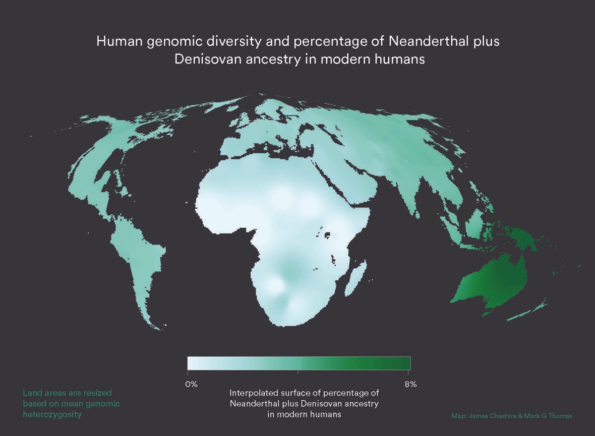 One species, many origins