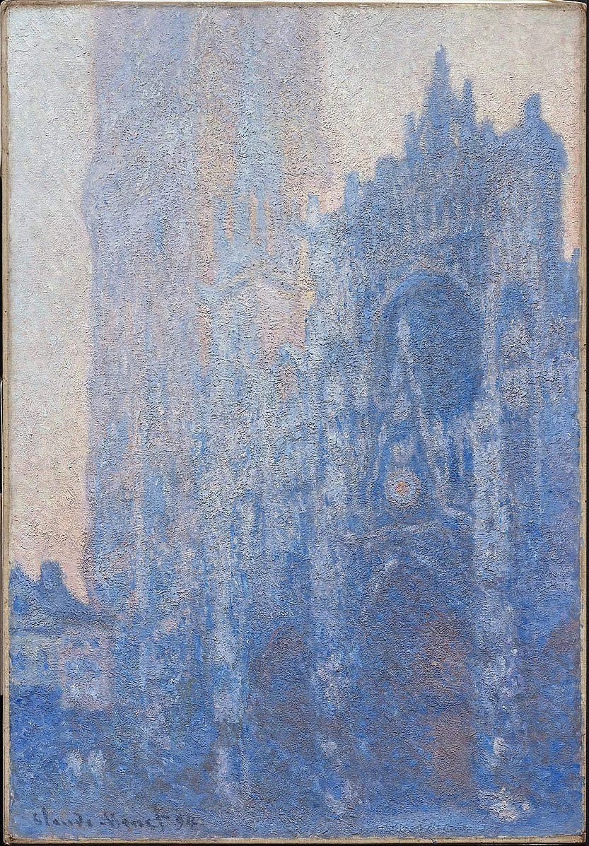 Claude Monet at Rouen Cathedral - by Nicole Miras
