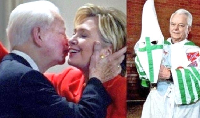 https://www.bizpacreview.com/wp-content/uploads/2017/08/kkk-leader-robert-byrd-mentor-hillary-clinton-kiss.jpg