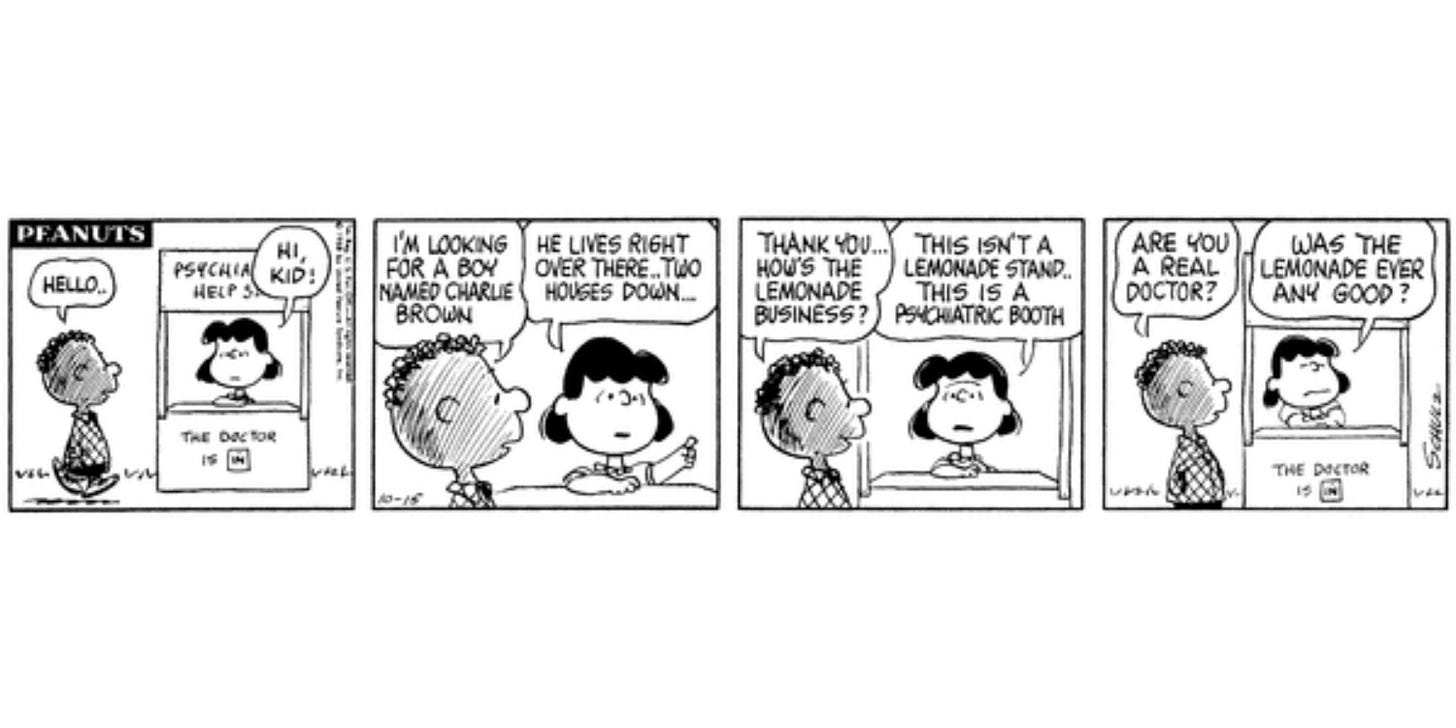 Franklin and Lucy Peanuts