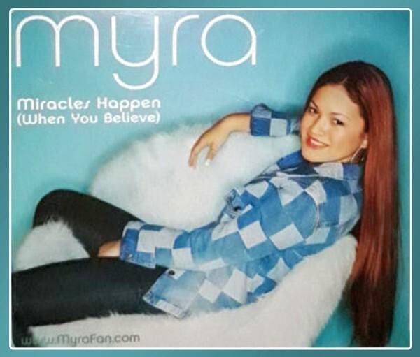 When did Myra (USA) release “Miracles Happen (When You Believe)”?