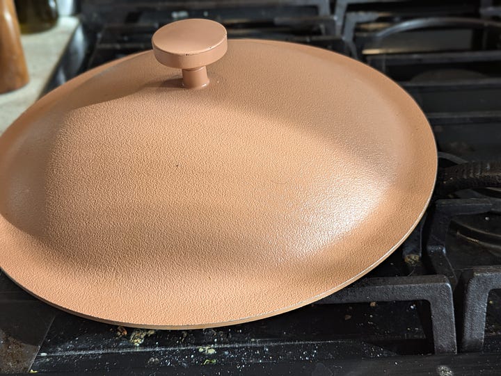 Cooking one eyed toast.