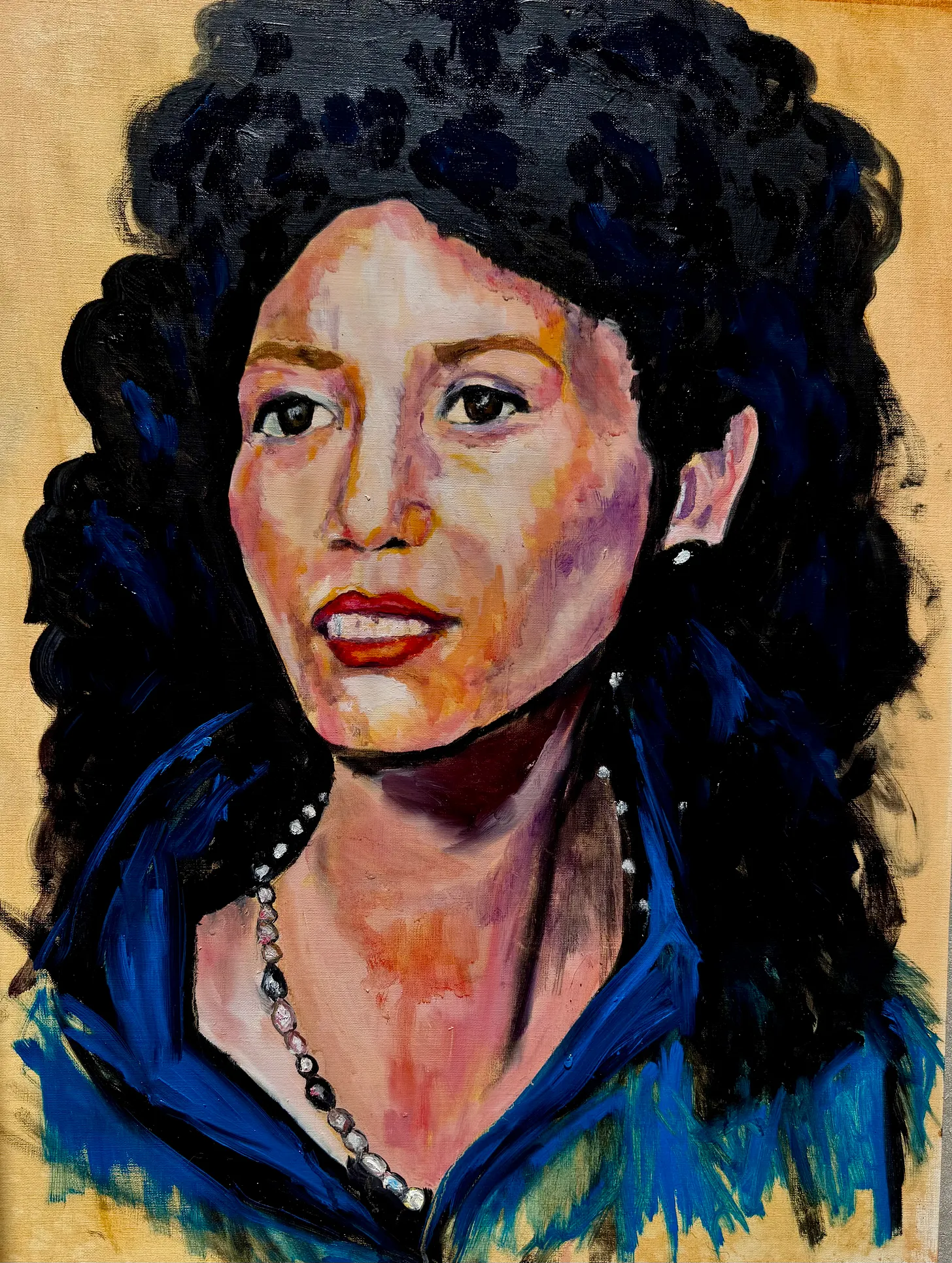 Portrait of Melissa Montoya, by Sandy Ludescher.
