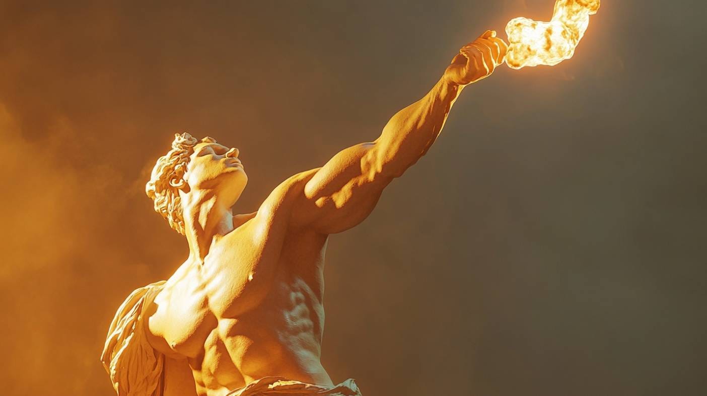A statue of a person holding a torch
AI-generated content may be incorrect.