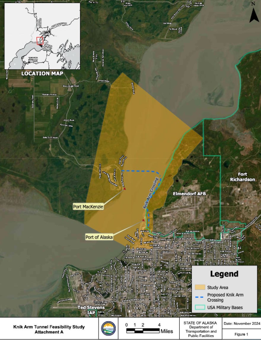 State orders new Knik Arm tunnel study