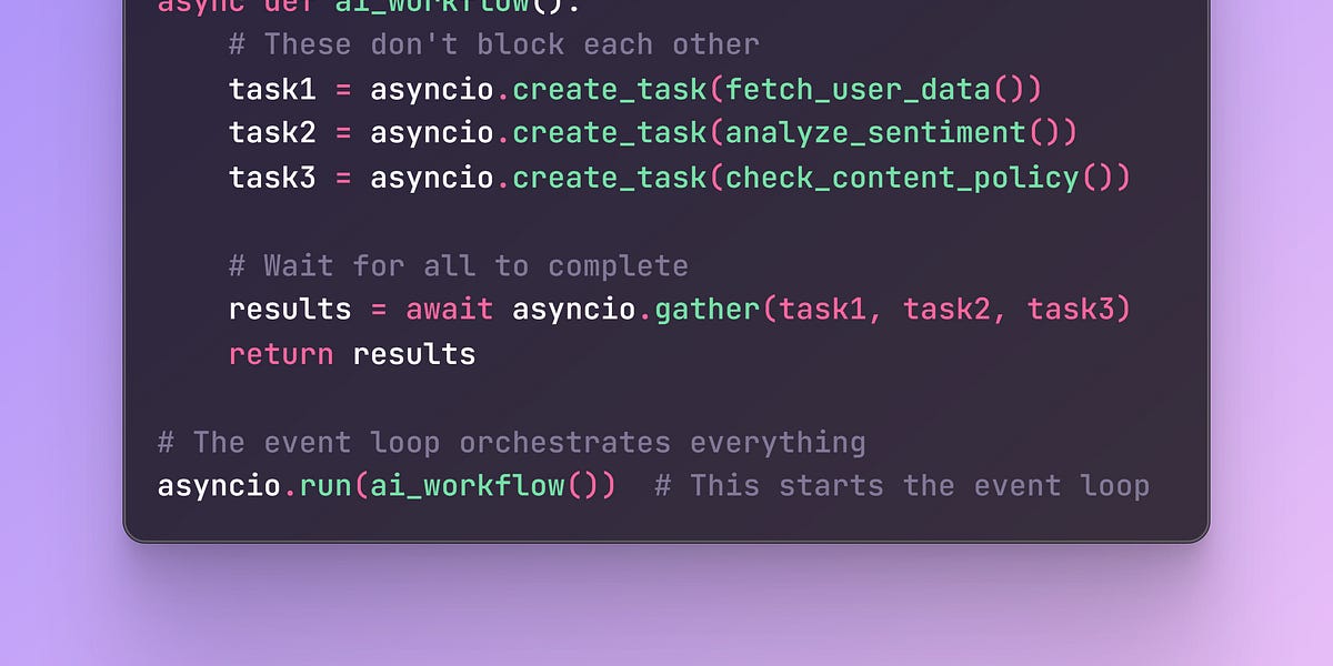 Async Python for AI Agent Engineering: An Essential Guide