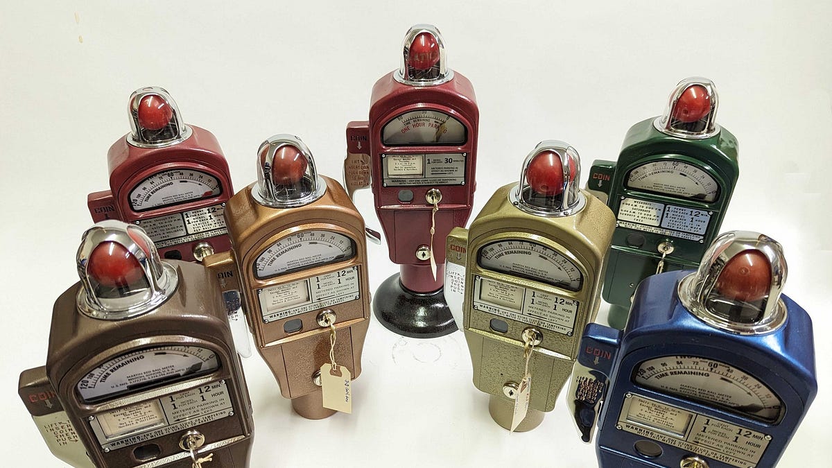 The Pleasures of Vintage Parking Meters - by Paul Lukas