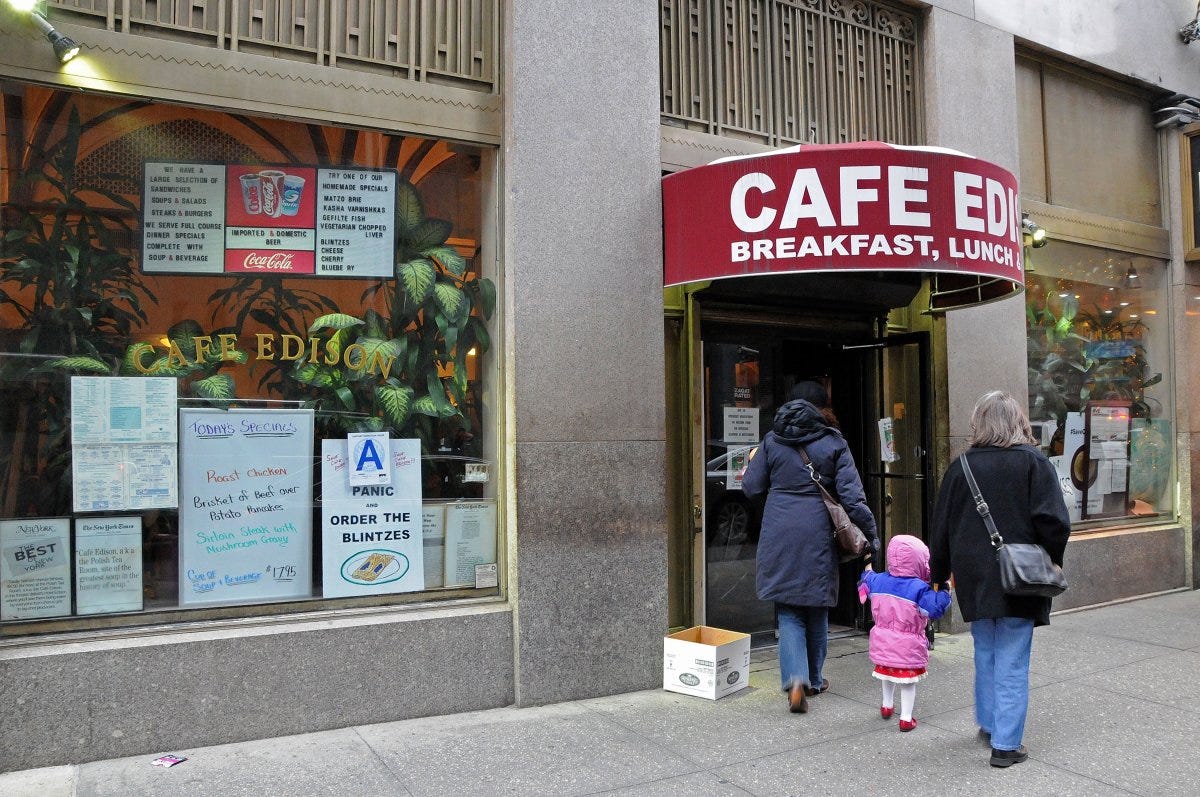 EXCLUSIVE: Broadway's beloved Cafe Edison to be replaced by comfort food  eatery Friedman's