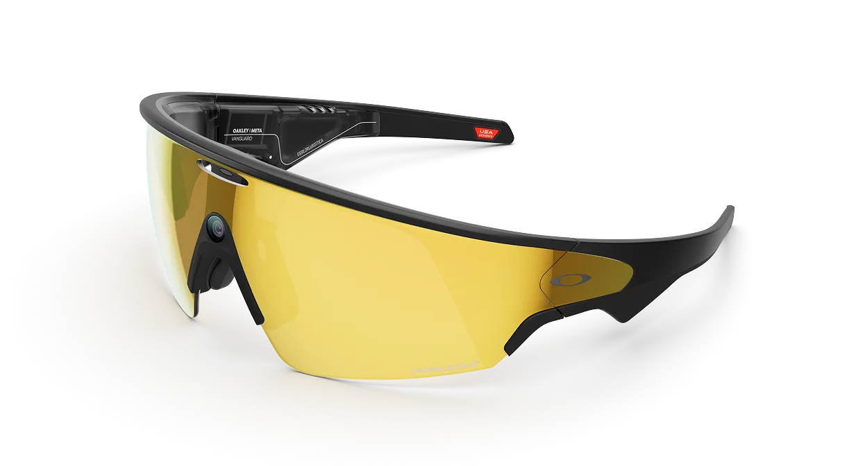Side view of Oakley Meta Vanguard glasses.