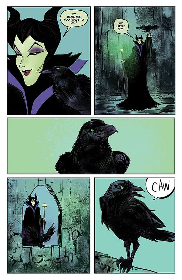 Interior preview page from Disney Villains: Maleficent #3